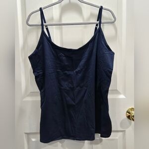 NWT Old Navy Women's First Layer Tank Top 2X - Navy Blue